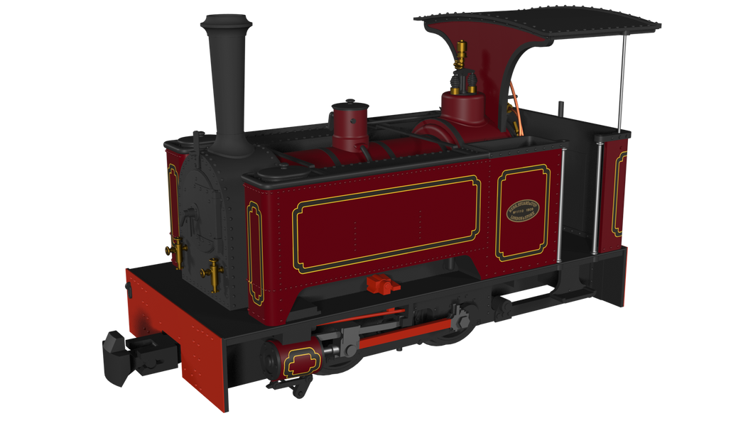 Kerr Stuart Sirdar - Lined Maroon - DCC Fitted - Rapido Trains - 986506