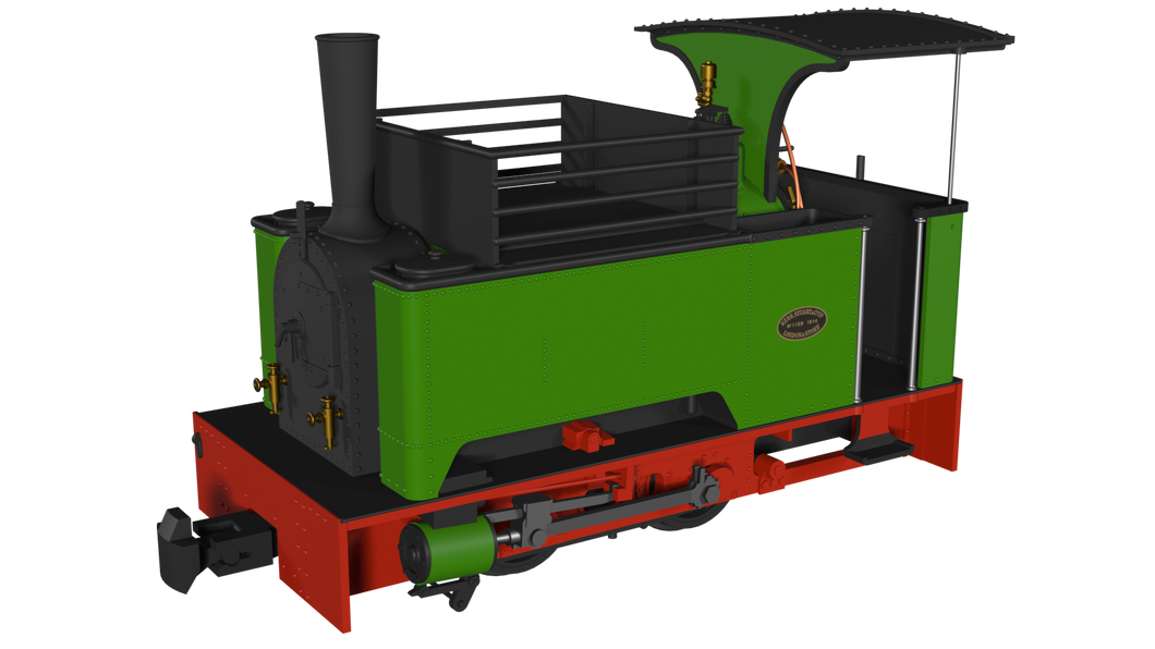 Kerr Stuart Sirdar - Plain Green - Rapido Trains - 986007