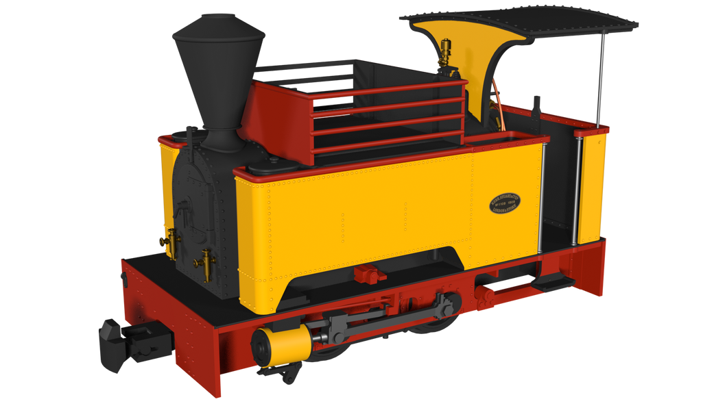 Kerr Stuart Sirdar - Plain Yellow - Rapido Trains - 986008