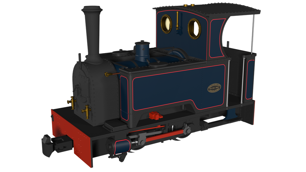 Kerr Stuart 'What If' Short Tank Sirdar - Lined Dark Blue - DCC Fitted - Rapido Trains - 986702