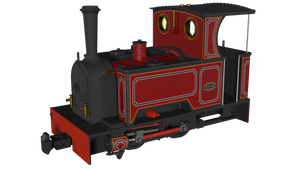 Kerr Stuart 'What If' Short Tank Sirdar - FR Lined Red - Rapido Trains - 986203