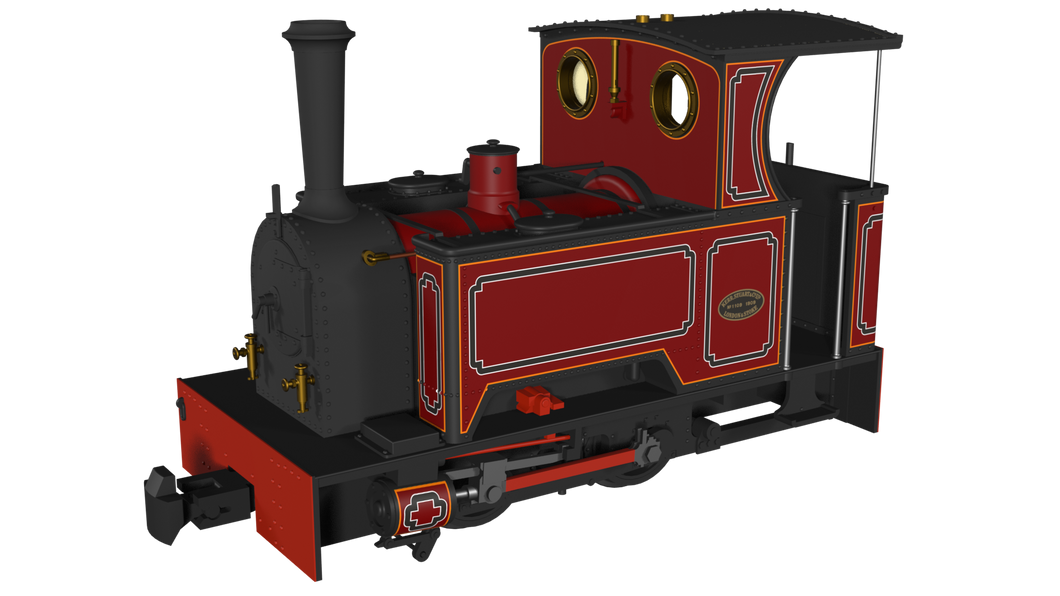 Kerr Stuart 'What If' Short Tank Sirdar - FR Lined Red - Rapido Trains - 986203