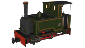 Kerr Stuart 'What If' Short Tank Sirdar - Lined Green - DCC Fitted - Rapido Trains - 986704