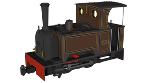 Kerr Stuart 'What If' Short Tank Sirdar - Lined Umber - DCC Fitted - Rapido Trains - 986705
