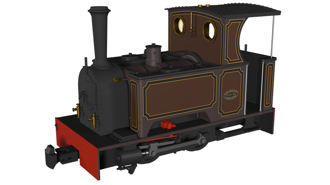Kerr Stuart 'What If' Short Tank Sirdar - Lined Umber - DCC Fitted - Rapido Trains - 986705