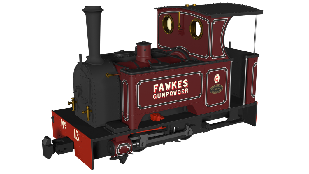Kerr Stuart 'What If' Short Tank Sirdar - G. Fawkes Lined Maroon - Rapido Trains - 986206