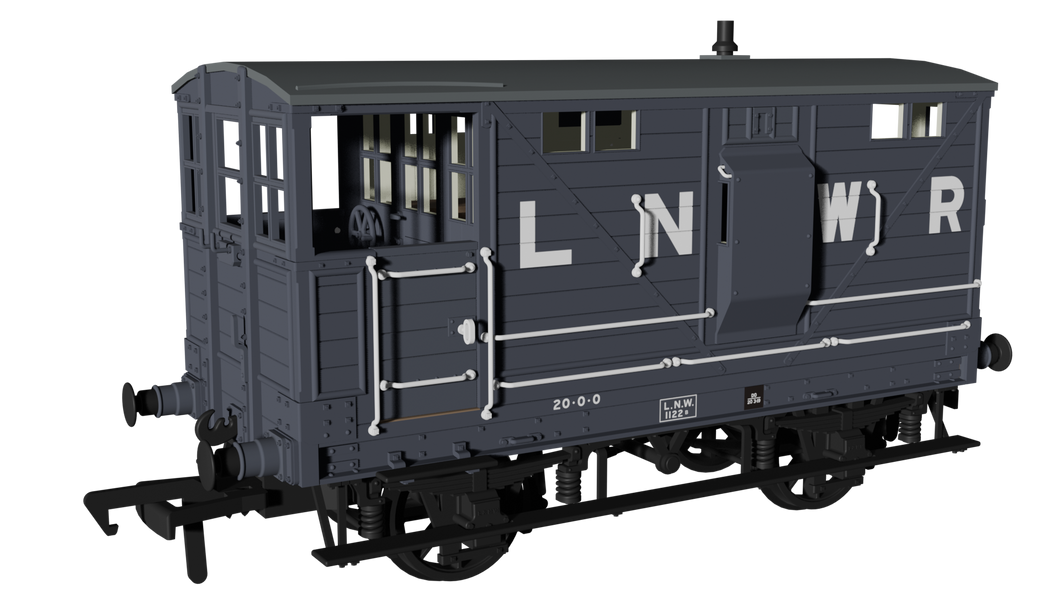 LNWR D17b Brake - LNWR No.1122b - Rapido Trains - 987001