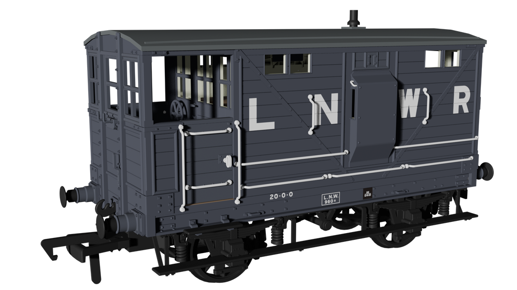LNWR D17b Brake - LNWR No.960b - Rapido Trains - 987002
