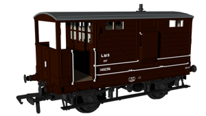 LNWR D17b Brake - LMS (post-36) No.148236 - Rapido Trains - 987006