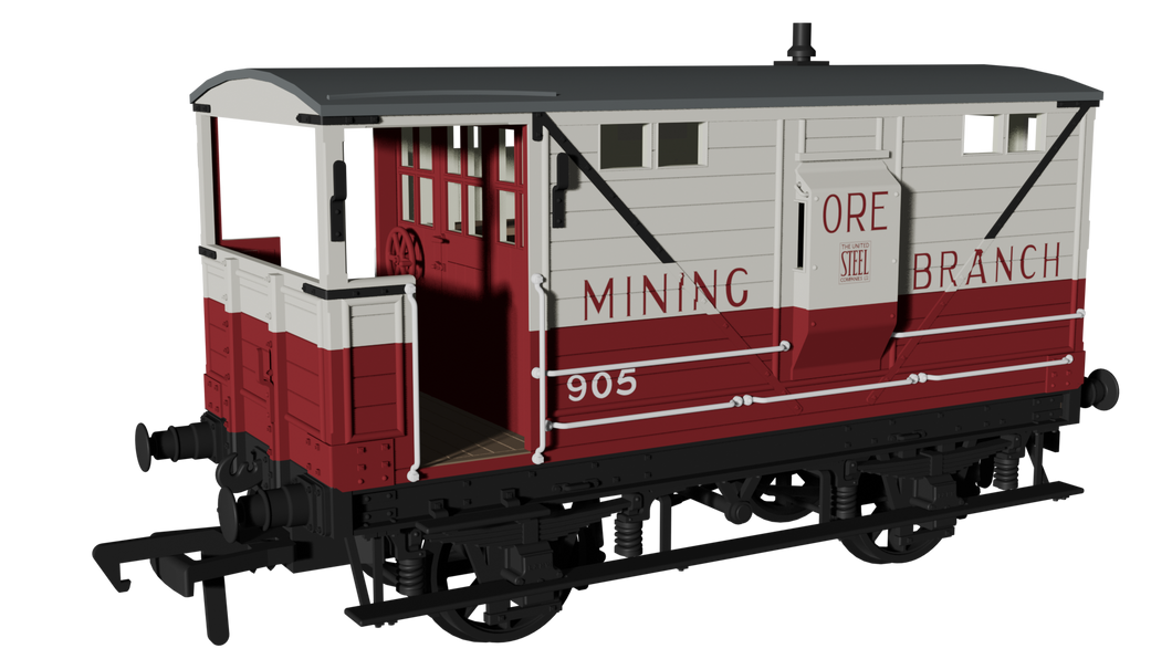LNWR D17b Brake - Ore Mining Branch No.905 - Rapido Trains - 987010