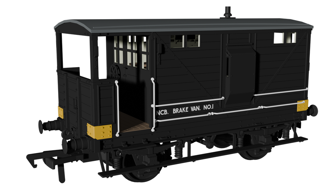 LNWR D17b Brake - NCB No.1 - Rapido Trains - 987011