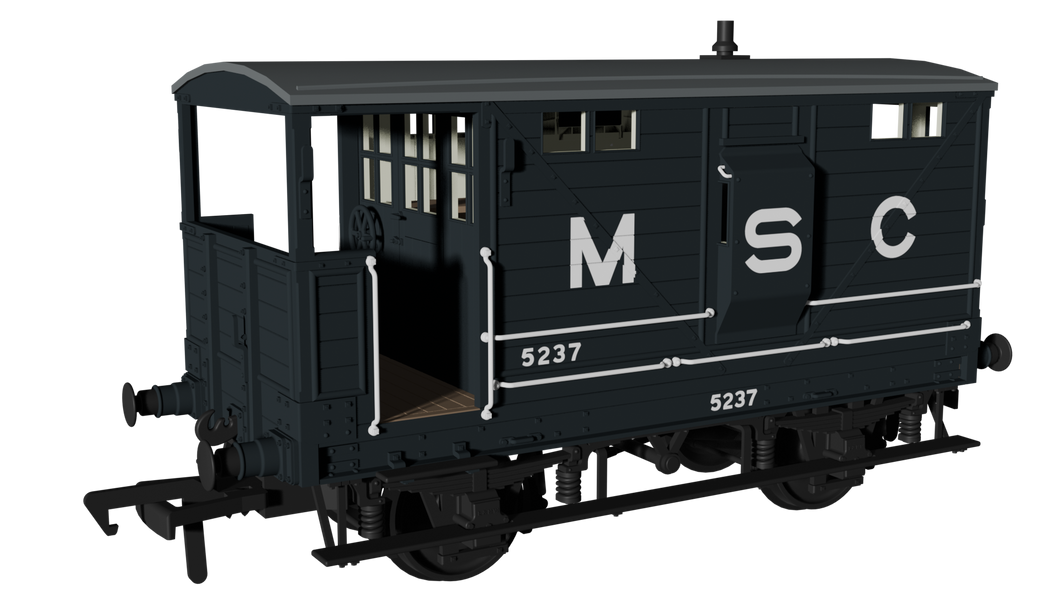LNWR D17b Brake - MSC No.5237 - Rapido Trains - 987013