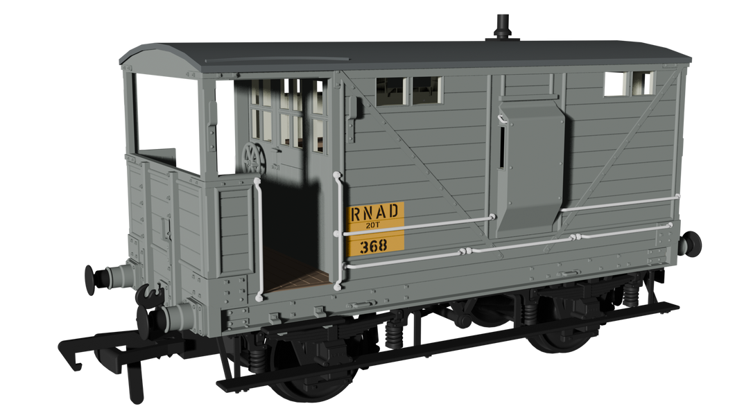 LNWR D17b Brake - RNAD No.368 - Rapido Trains - 987014