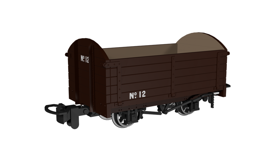 009 Dropside Open - Plain Brown No.12 - Rapido Trains - 990002