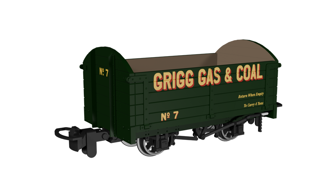 009 Dropside Open - Grigg Gas & Coal No.7 - Rapido Trains - 990006