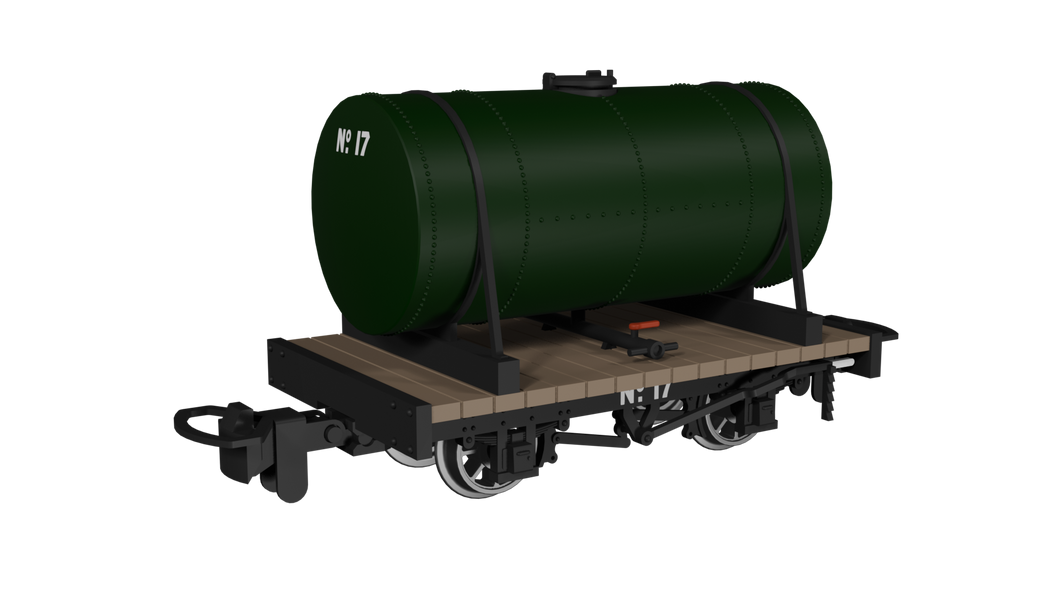 009 Cylindrical Tank -  Plain Green No.17 - Rapido Trains - 990102