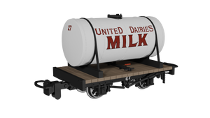 009 Cylindrical Tank -  United Dairies No.27 - Rapido Trains - 990103