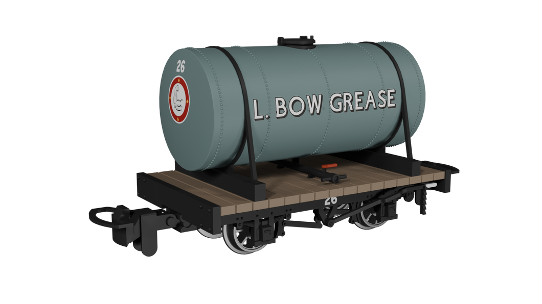 009 Cylindrical Tank -  L. Bow Grease No.26 - Rapido Trains - 990105