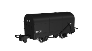 009 Gunpowder Van -  Plain Black No.31 - Rapido Trains - 990201