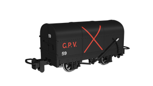 009 Gunpowder Van -  Black with Red Cross No.59 - Rapido Trains - 990202