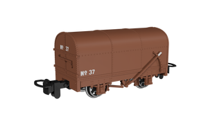 009 Gunpowder Van -  Plain Rusty Brown No.37 - Rapido Trains - 990204