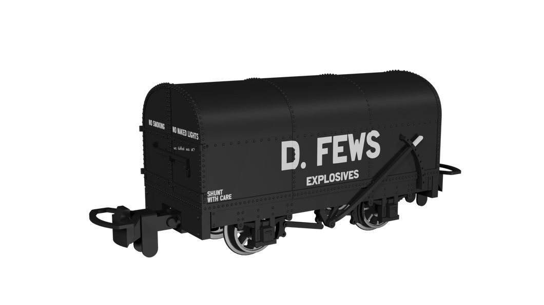 009 Gunpowder Van -  D. Fews Explosives - Rapido Trains - 990205