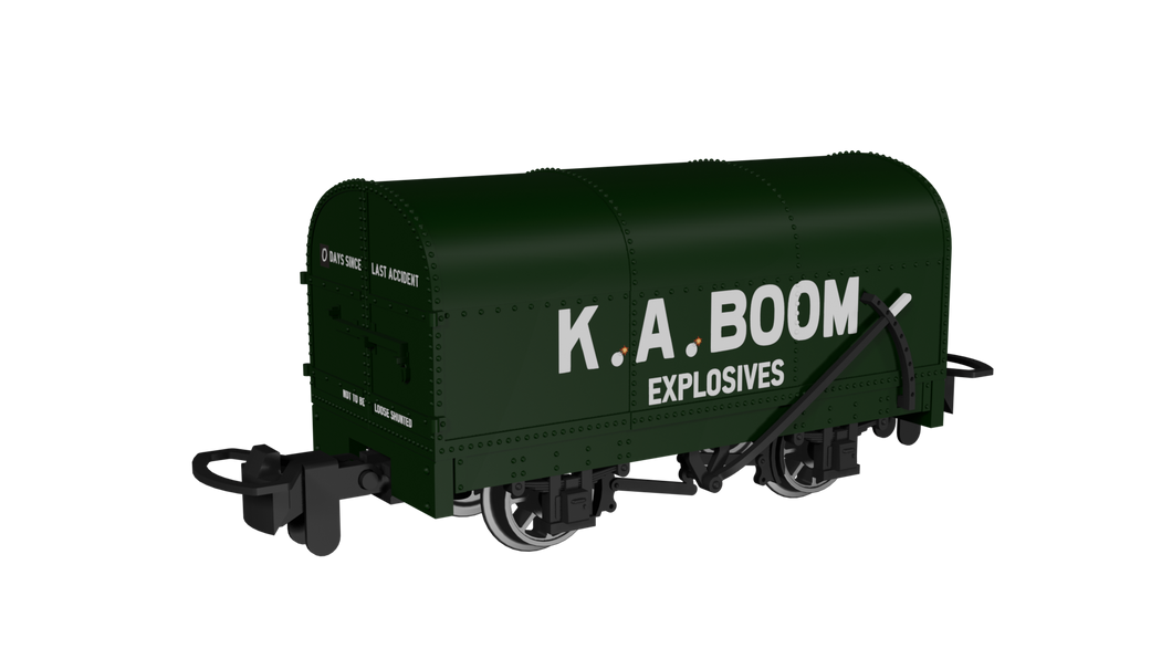 009 Gunpowder Van -  K. A . Boom Explosives - Rapido Trains - 990207