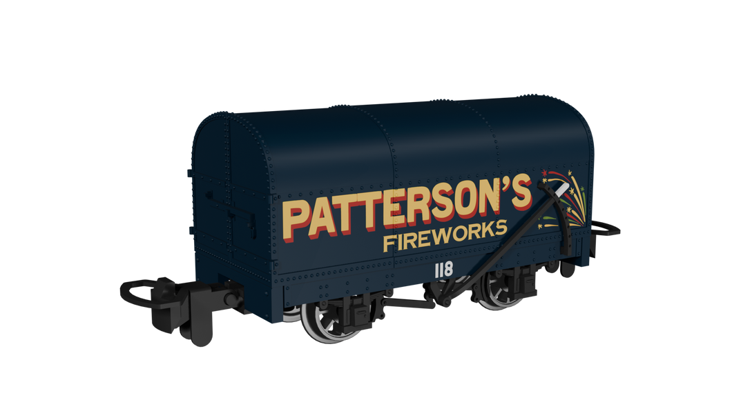 009 Gunpowder Van -  Patterson's Fireworks No.118 - Rapido Trains - 990208