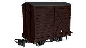 009 Covered Van -  Plain Brown No.8 - Rapido Trains - 990302