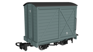 009 Covered Van -  Plain Grey No.5 - Rapido Trains - 990303