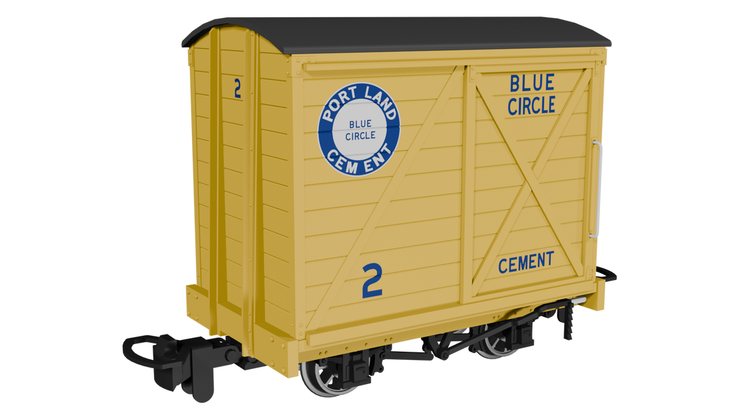 009 Covered Van -  Blue Circle No.2 - Rapido Trains - 990305