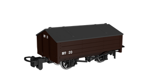 009 Peaked Roof Van -  Plain Brown No.20 - Rapido Trains - 990401