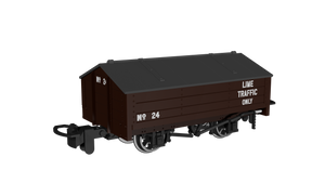 009 Peaked Roof Van -  Brown 'Lime' No.24 - Rapido Trains - 990402
