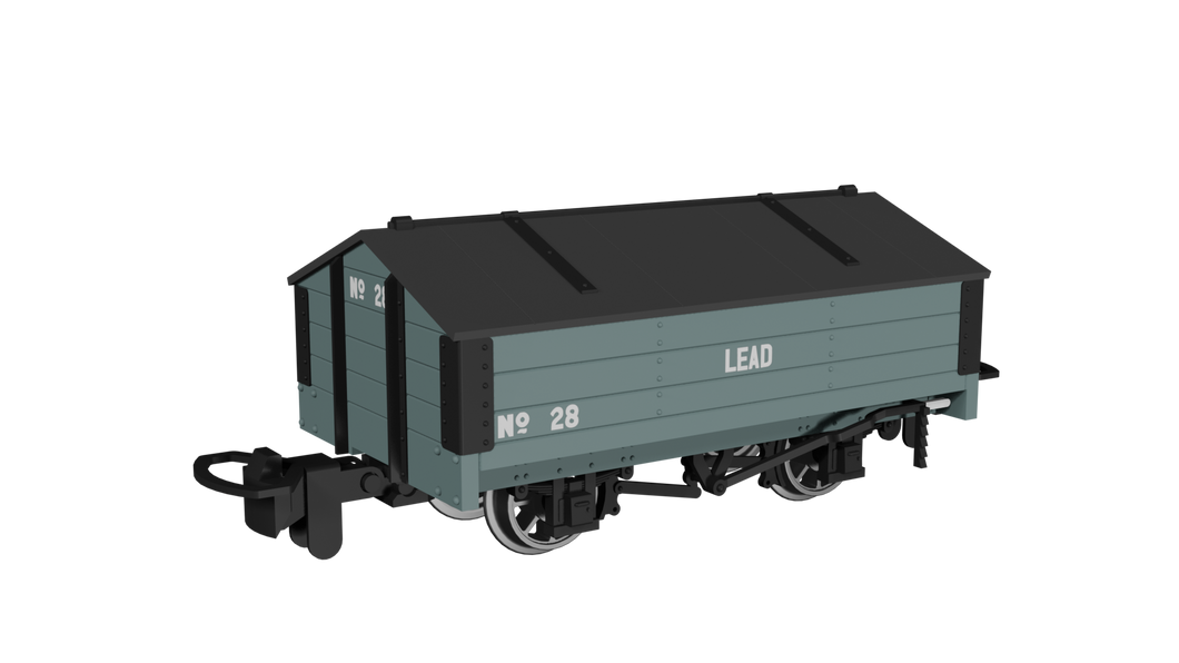 009 Peaked Roof Van -  Grey 'Lead' No.28 - Rapido Trains - 990404