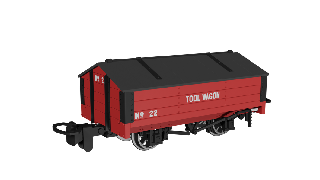 009 Peaked Roof Van -  Tool Wagon No.22 - Rapido Trains - 990406