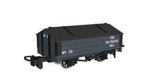 009 Peaked Roof Van -  Dark Grey 'Tin' No.35 - Rapido Trains - 990407