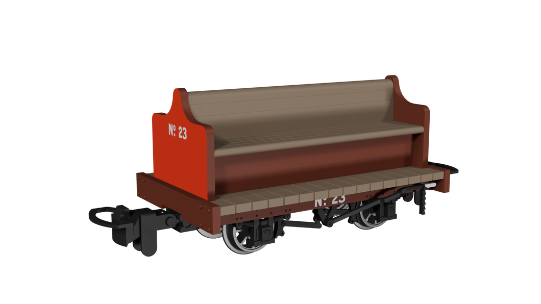 009 Manrider -  Brown with Red Ends No.23 - Rapido Trains - 990502