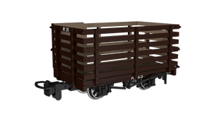 009 Livestock Wagon -  Plain Brown No.25 - Rapido Trains - 990603