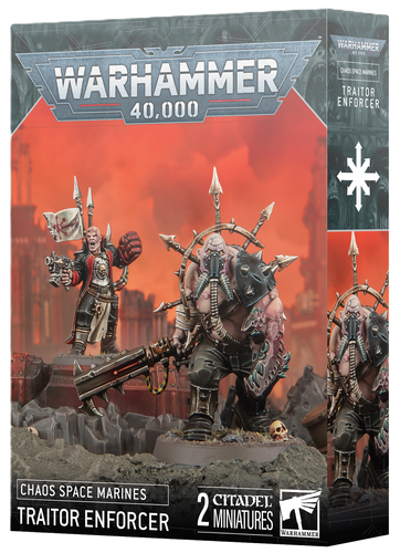 CHAOS SPACE MARINES: TRAITOR ENFORCER - gw-43-106 - 40K - Chaos - Chaos Space Marines