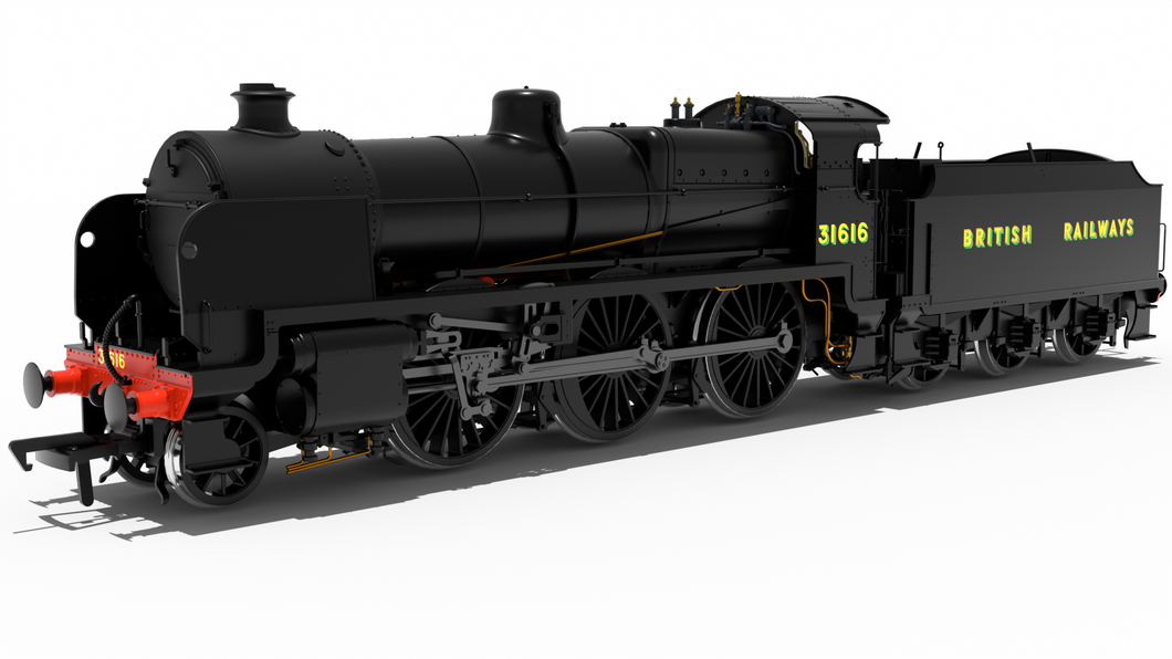 SR U Class No.31616 - BR Black w/ Sunshine Lettering - Rapido Trains - 992005