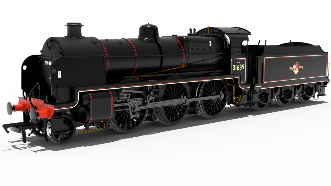 SR U Class No.31639 - BR Lined Black Late Crest - Rapido Trains - 992010