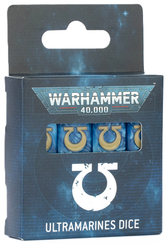 WARHAMMER 40000: ULTRAMARINES DICE - gw-55-66 - 40K - Space Marines - Ultramarines