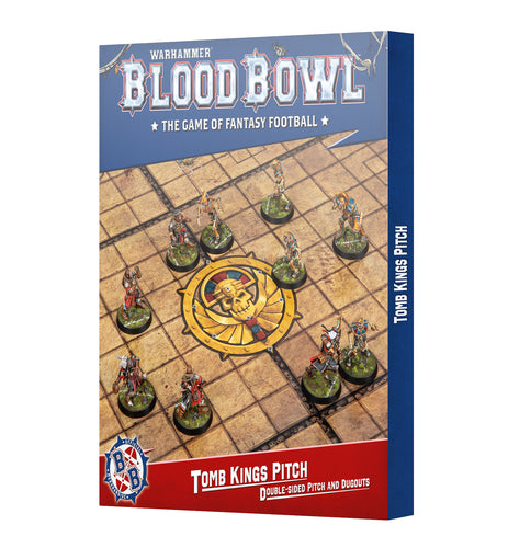 B/BOWL: TOMB KINGS TEAM PITCH & DUGOUTS - gw-202-60 - Blood Bowl - Tomb Kings