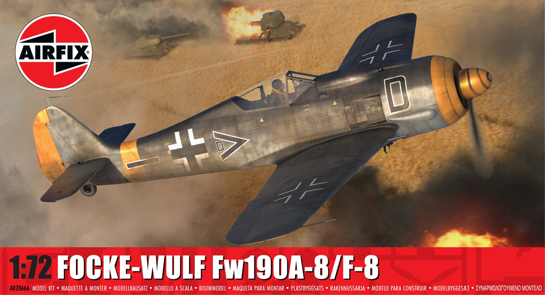 Focke-Wulf Fw190A-8/F-8- Airfix - A02066A New for 2025