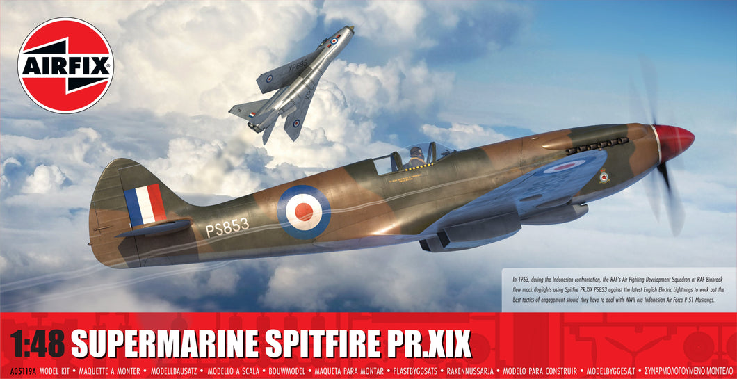 Supermarine Spitfire PR.XIX- Airfix - A05119A New for 2025 - PRE ORDER- 1:48 Scale