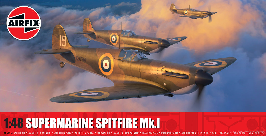 Supermarine Spitfire Mk.I- Airfix - A05126B New for 2025- 1:48 Scale