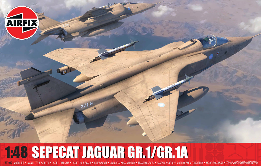 SEPECAT Jaguar GR.1/GR.1A- Airfix - A11010 New for 2025