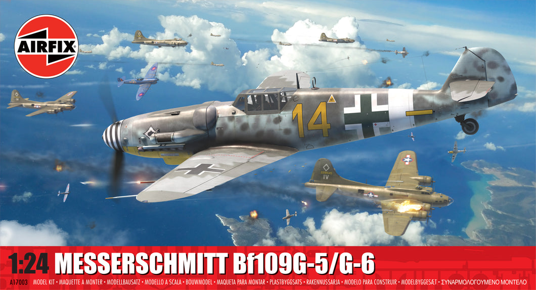 Messerschmitt Bf109G-5/G-6 â€“ Airfix -1:24 scale A17003