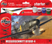 Load image into Gallery viewer, Starter Set - Messerschmitt Bf109F-4  - 1:72 Scale - Airfix A55014 - New for 2024

