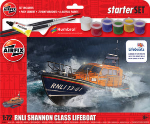 Starter Set - RNLI Shannon Class Lifeboat - 1:72 Scale - Airfix A55015 - New for 2024 - PRE ORDER